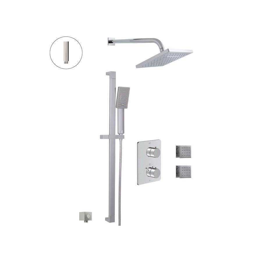 ALT 91384 Misto Thermostatic Shower System 3 Functions Chrome 1