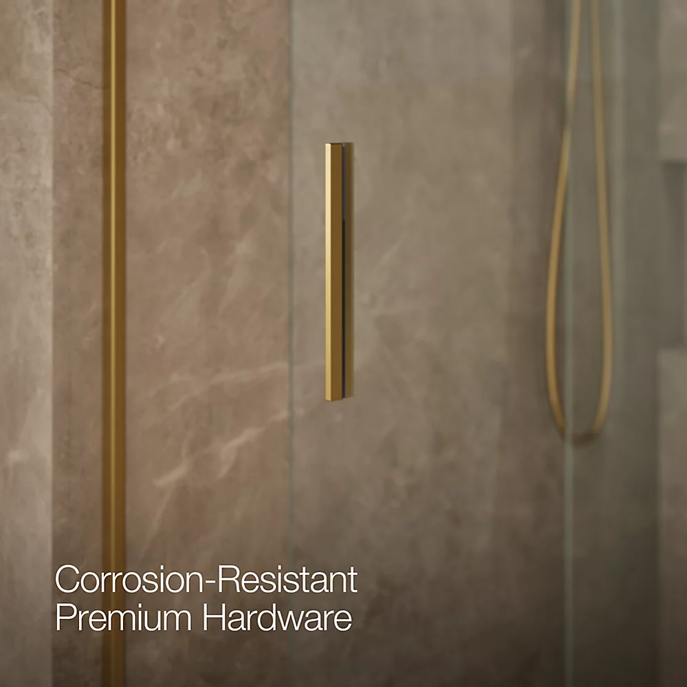 Kohler 706008-L-2MB Levity 1/4 Shower Door 74 X 47-5/8 Hdl