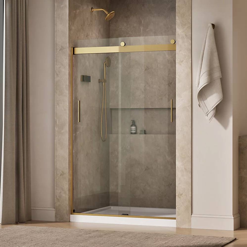 Kohler 706008-L-2MB Levity 1/4 Shower Door 74 X 47-5/8 Hdl