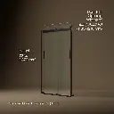 Kohler 706008-L-ABZ Levity 1/4 Shower Door 74 X 47-5/8 Hdl
