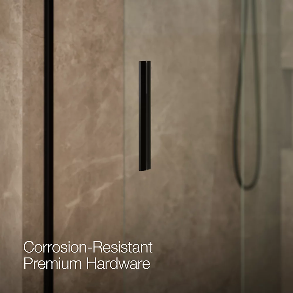 Kohler 706008-L-BL Levity 1/4 Shower Door 74 X 47-5/8 Hdl