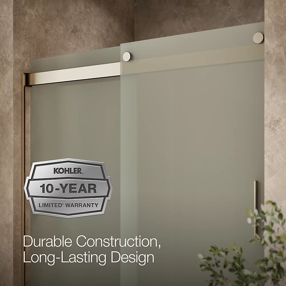 Kohler 706009-D3-ABV Levity 1/4 Shower Door 74 X 59-5/8 Hdl