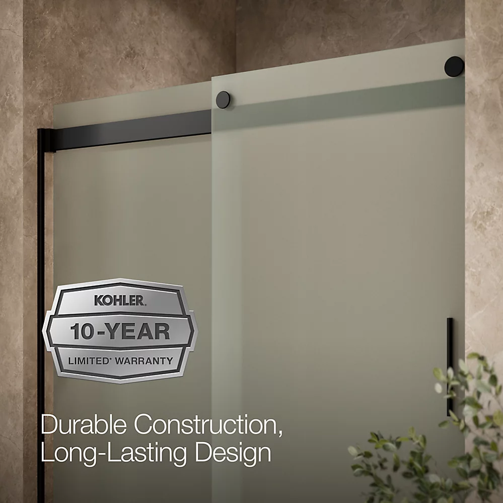 Kohler 706009-D3-BL Levity 1/4 Shower Door 74 X 59-5/8 Hdl