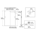 Kohler 706009-D3-MX Levity 1/4 Shower Door 74 X 59-5/8 Hdl