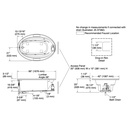 Kohler 6347-96 Sunward 66" x 42" Drop-in Whirlpool Biscuit