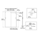Kohler 706009-L-ABV Levity 1/4 Shower Door 74 X 59-5/8 Hdl