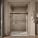 Kohler 706009-L-ABZ Levity 1/4 Shower Door 74 X 59-5/8 Hdl