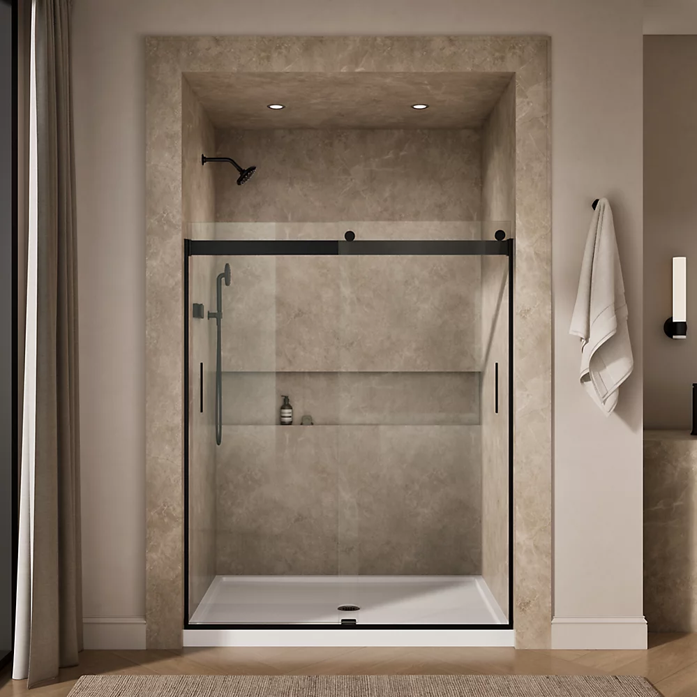 Kohler 706009-L-BL Levity 1/4 Shower Door 74 X 59-5/8 Hdl