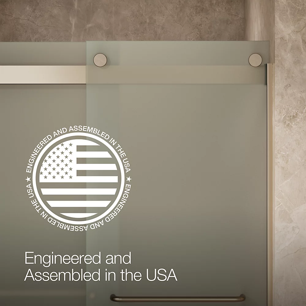 Kohler 706014-D3-ABV Levity 1/4 Shower Door 74 X 47-5/8 Tb