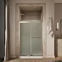 Kohler 706014-D3-ABV Levity 1/4 Shower Door 74 X 47-5/8 Tb