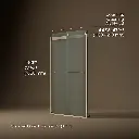 Kohler 706014-D3-ABV Levity 1/4 Shower Door 74 X 47-5/8 Tb