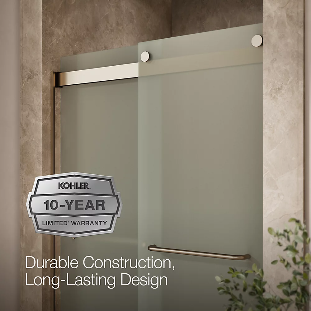 Kohler 706014-D3-ABV Levity 1/4 Shower Door 74 X 47-5/8 Tb