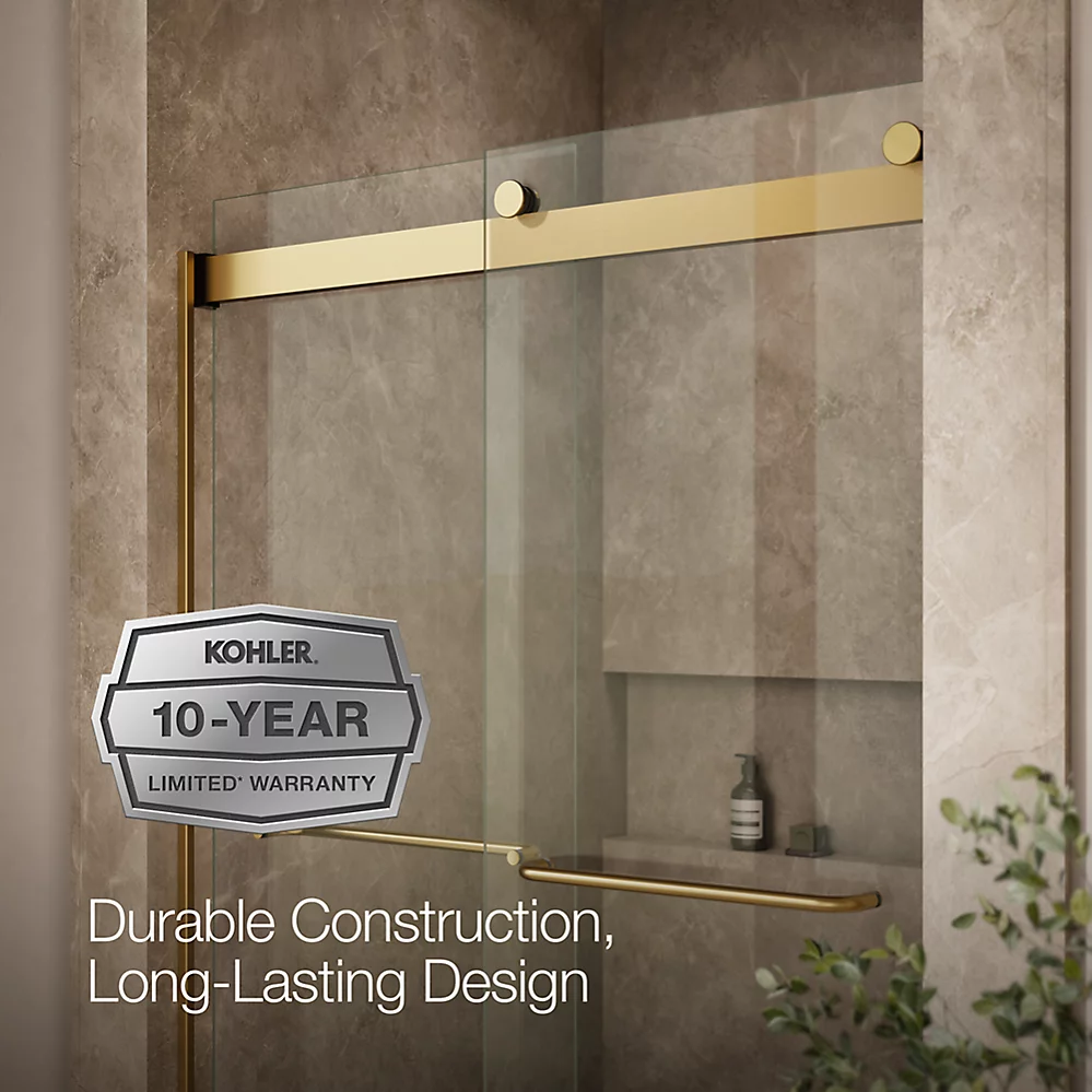 Kohler 706014-L-2MB Levity 1/4 Shower Door 74 X 47-5/8 Tb