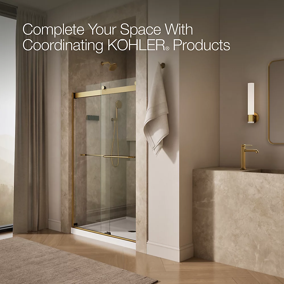 Kohler 706014-L-2MB Levity 1/4 Shower Door 74 X 47-5/8 Tb