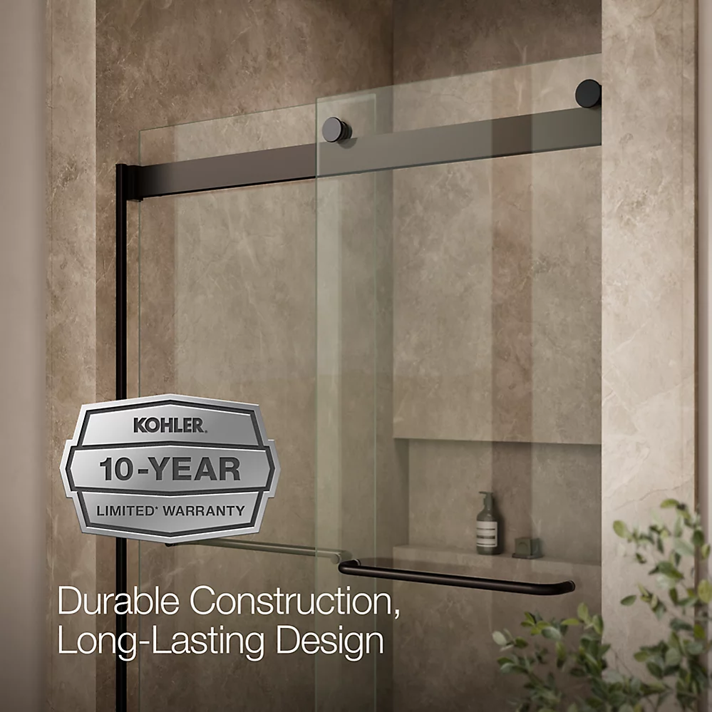 Kohler 706014-L-ABZ Levity 1/4 Shower Door 74 X 47-5/8 Tb