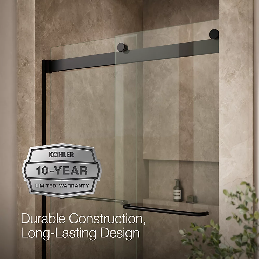 Kohler 706014-L-BL Levity 1/4 Shower Door 74 X 47-5/8 Tb