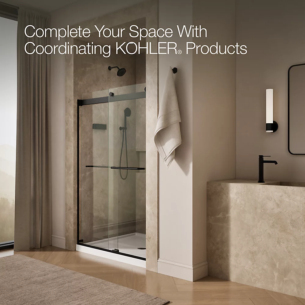 Kohler 706014-L-BL Levity 1/4 Shower Door 74 X 47-5/8 Tb