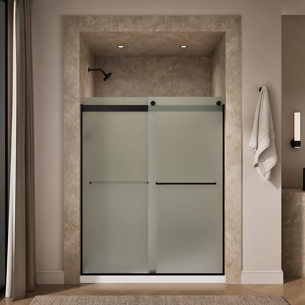 Kohler 706015-D3-BL Levity 1/4 Shower Door 74 X 59-5/8 Tb