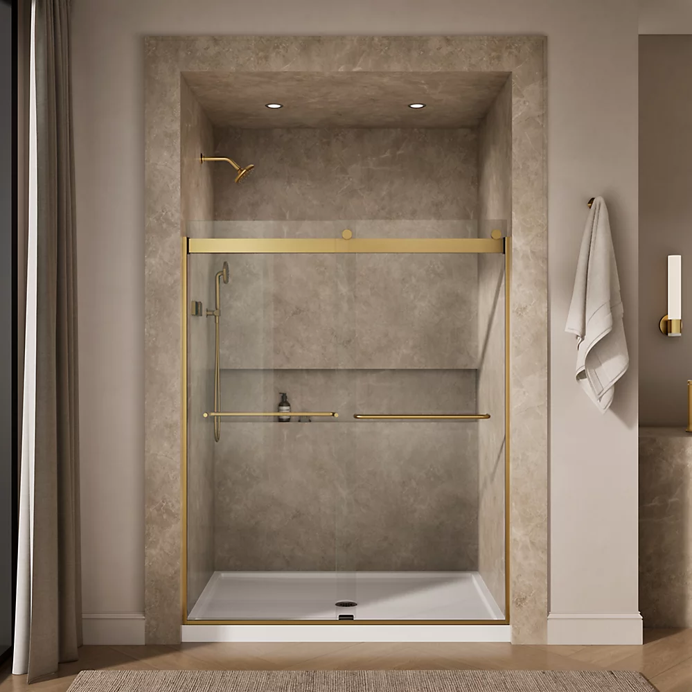Kohler 706015-L-2MB Levity 1/4 Shower Door 74 X 59-5/8 Tb