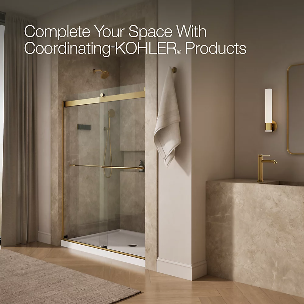 Kohler 706015-L-2MB Levity 1/4 Shower Door 74 X 59-5/8 Tb