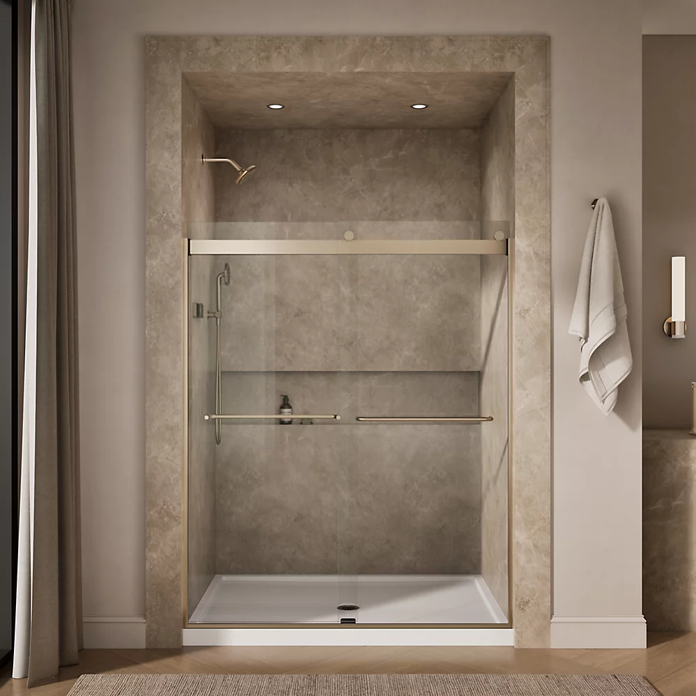 Kohler 706015-L-ABV Levity 1/4 Shower Door 74 X 59-5/8 Tb