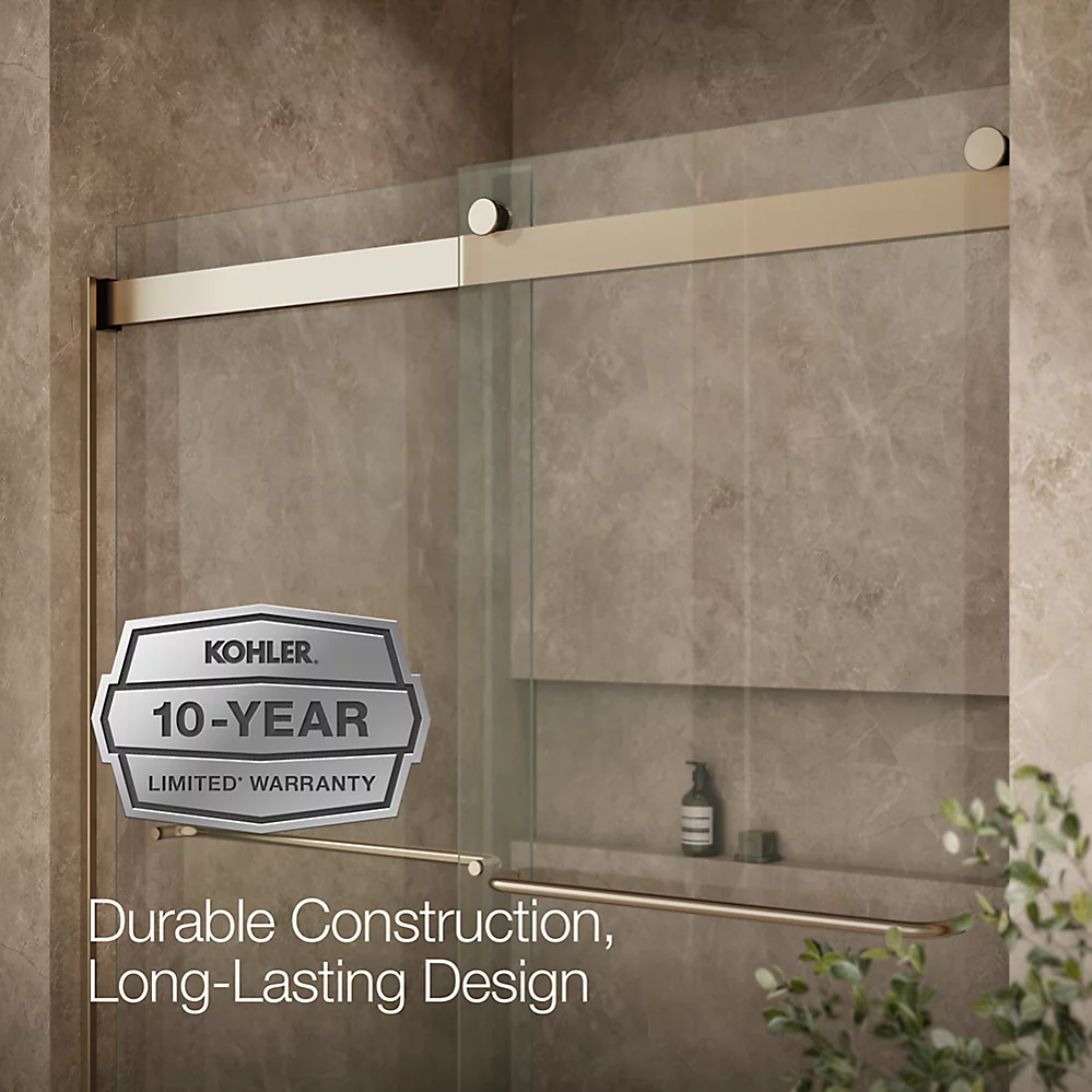 Kohler 706015-L-ABV Levity 1/4 Shower Door 74 X 59-5/8 Tb