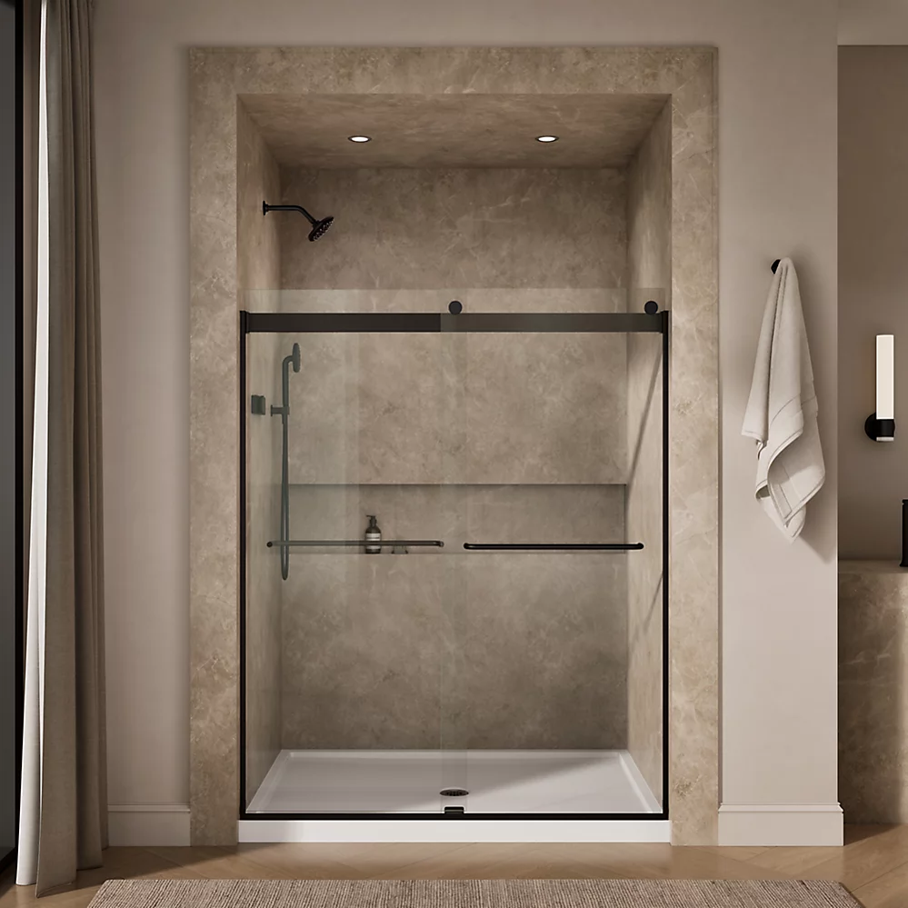 Kohler 706015-L-ABZ Levity 1/4 Shower Door 74 X 59-5/8 Tb