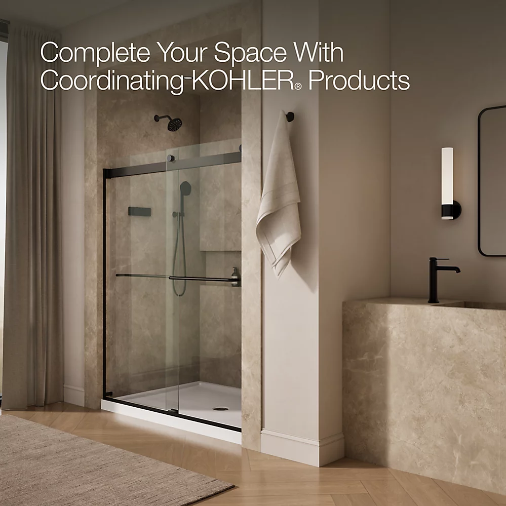 Kohler 706015-L-ABZ Levity 1/4 Shower Door 74 X 59-5/8 Tb