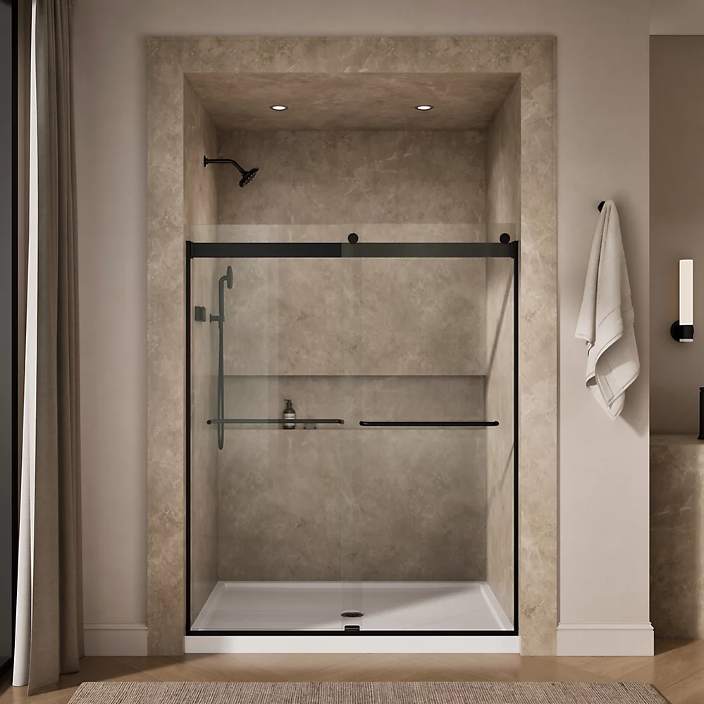 Kohler 706015-L-BL Levity 1/4 Shower Door 74 X 59-5/8 Tb