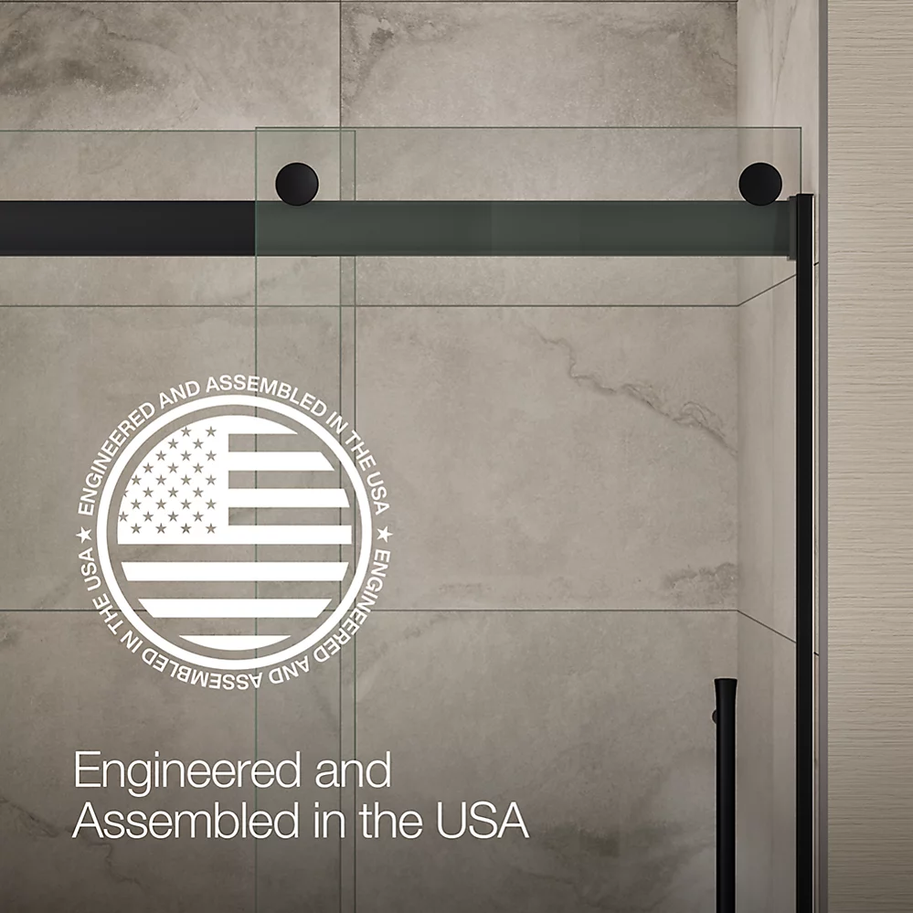 Kohler 706852-8L-BL Elmbrook 5/16 Shower Door 74 X 47-5/8