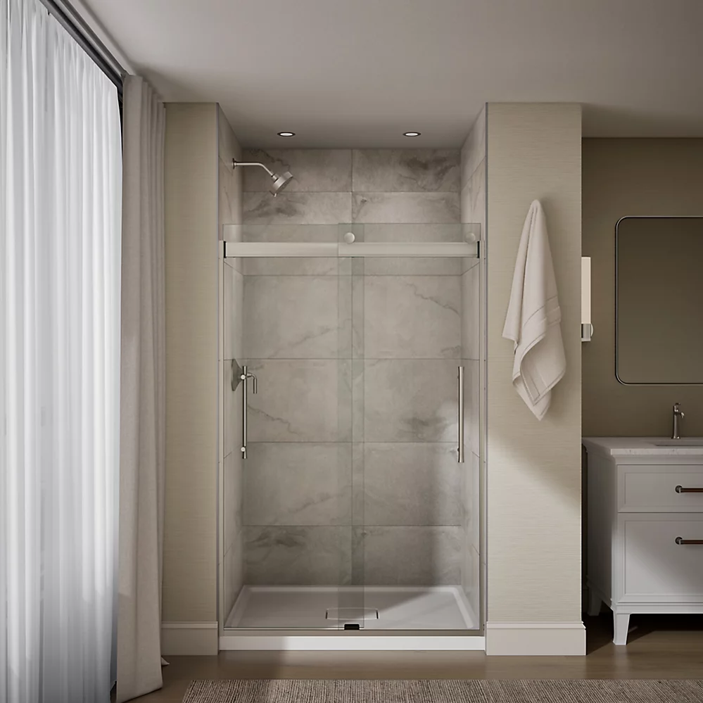Kohler 706852-8L-BNK Elmbrook 5/16 Shower Door 74 X 47-5/8