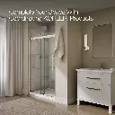 Kohler 706852-8L-SHP Elmbrook 5/16 Shower Door 74 X 47-5/8