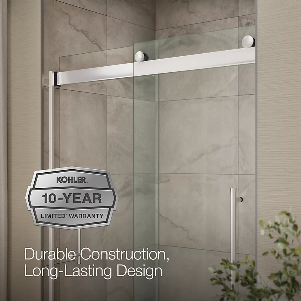 Kohler 706852-8L-SHP Elmbrook 5/16 Shower Door 74 X 47-5/8