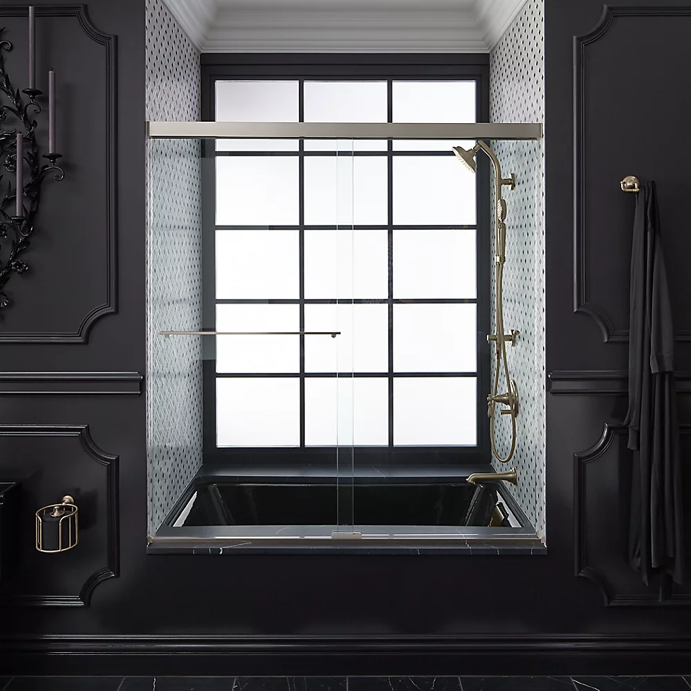 Kohler 707002-L-BNK Revel 5/16 Bath Door, 62 X 59-5/8