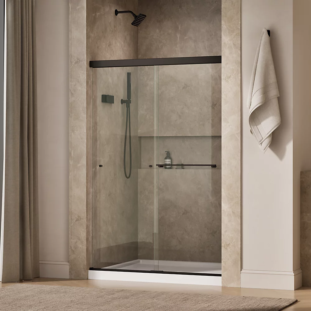 Kohler 707100-L-ABZ Revel 1/4 Shower Door, 70 X 47-5/8