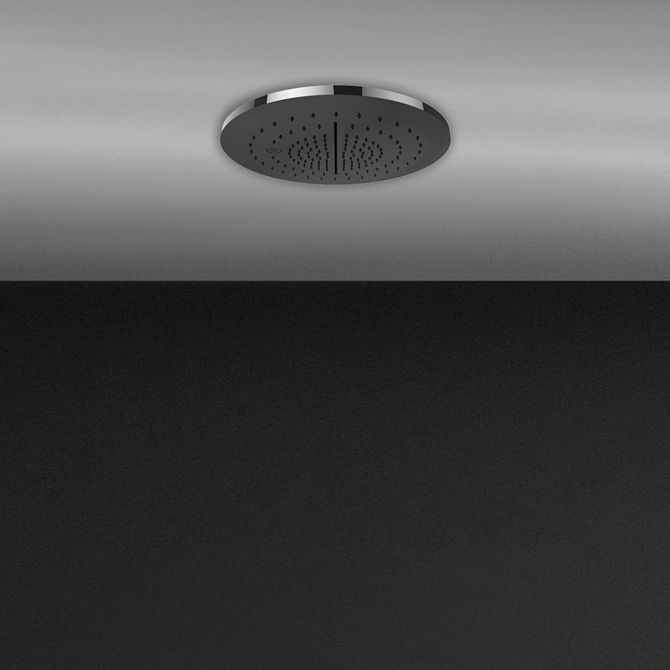 Gessi 57809 14 Multifunction System For False Ceiling Installation Mirror Steel 1