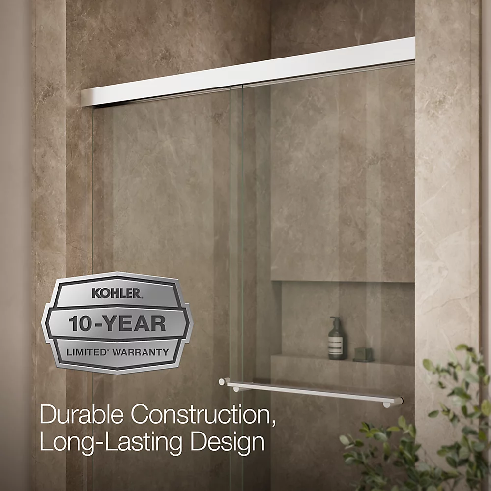 Kohler 707101-L-SHP Revel 5/16 Shower Door, 70 X 47-5/8