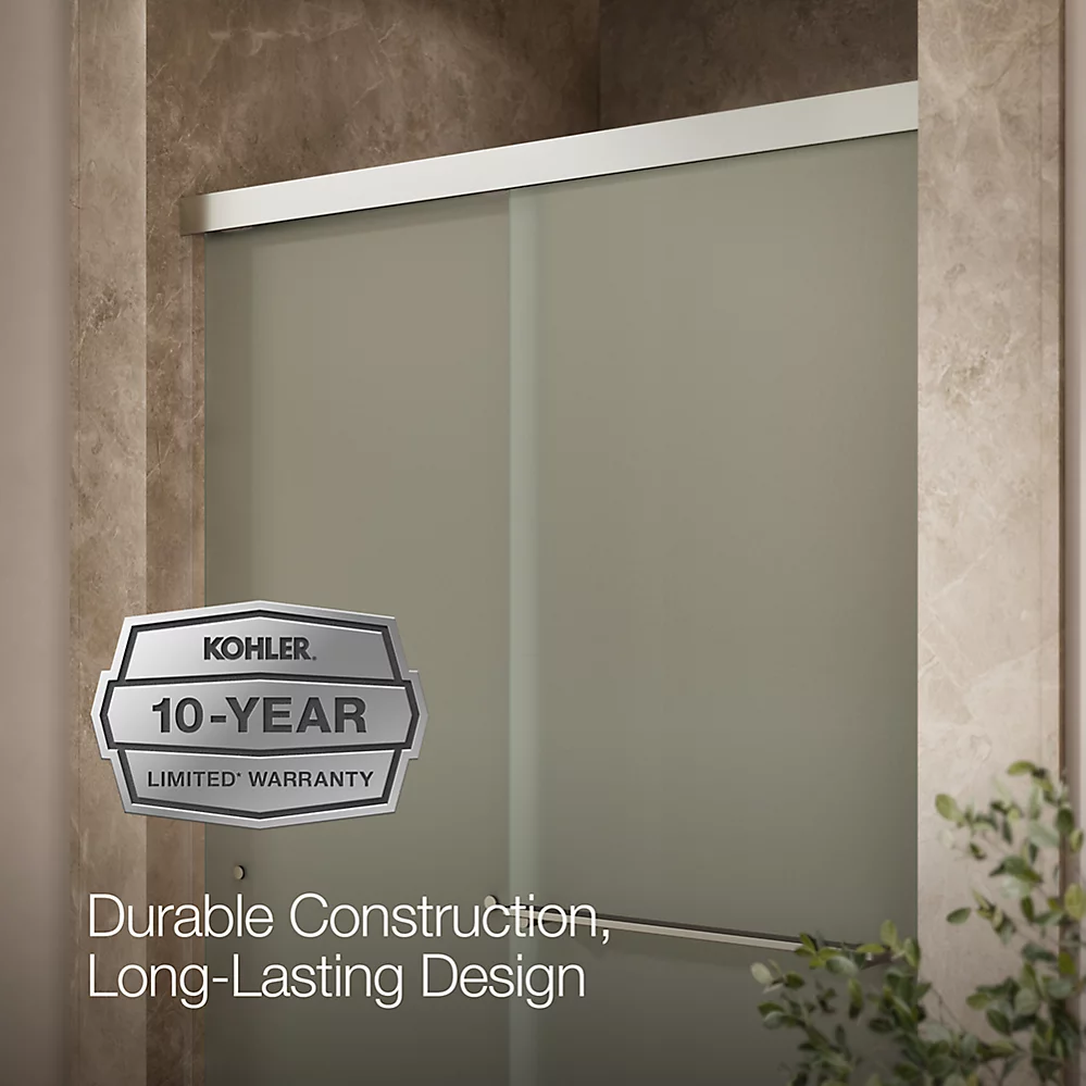 Kohler 707106-D3-BNK Revel 5/16 Shower Door, 76 X 47-5/8