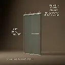 Kohler 707106-D3-BNK Revel 5/16 Shower Door, 76 X 47-5/8