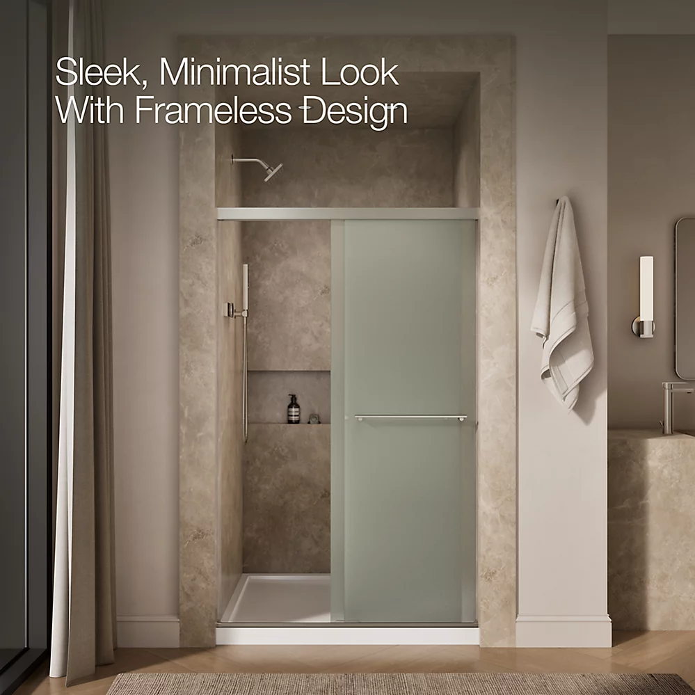 Kohler 707106-D3-BNK Revel 5/16 Shower Door, 76 X 47-5/8