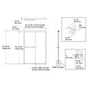 Kohler 707106-D3-BNK Revel 5/16 Shower Door, 76 X 47-5/8
