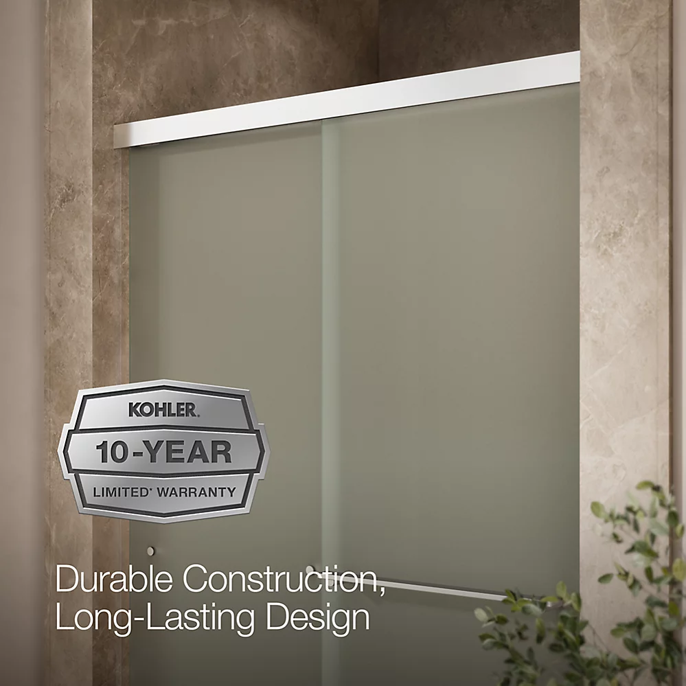 Kohler 707106-D3-SHP Revel 5/16 Shower Door, 76 X 47-5/8