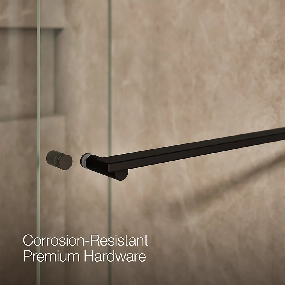 Kohler 707106-L-ABZ Revel 5/16 Shower Door, 76 X 47-5/8