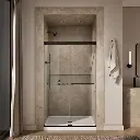 Kohler 707106-L-ABZ Revel 5/16 Shower Door, 76 X 47-5/8