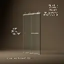 Kohler 707106-L-BNK Revel 5/16 Shower Door, 76 X 47-5/8