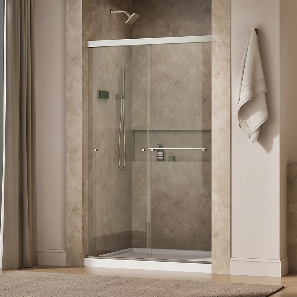 Kohler 707106-L-BNK Revel 5/16 Shower Door, 76 X 47-5/8