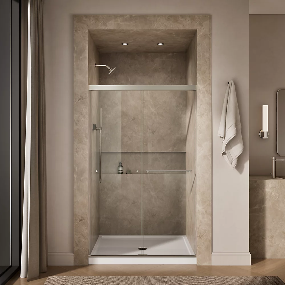 Kohler 707106-L-BNK Revel 5/16 Shower Door, 76 X 47-5/8