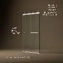 Kohler 707106-L-SHP Revel 5/16 Shower Door, 76 X 47-5/8