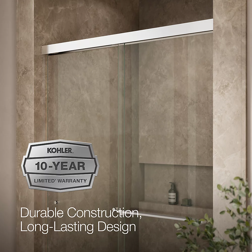 Kohler 707106-L-SHP Revel 5/16 Shower Door, 76 X 47-5/8