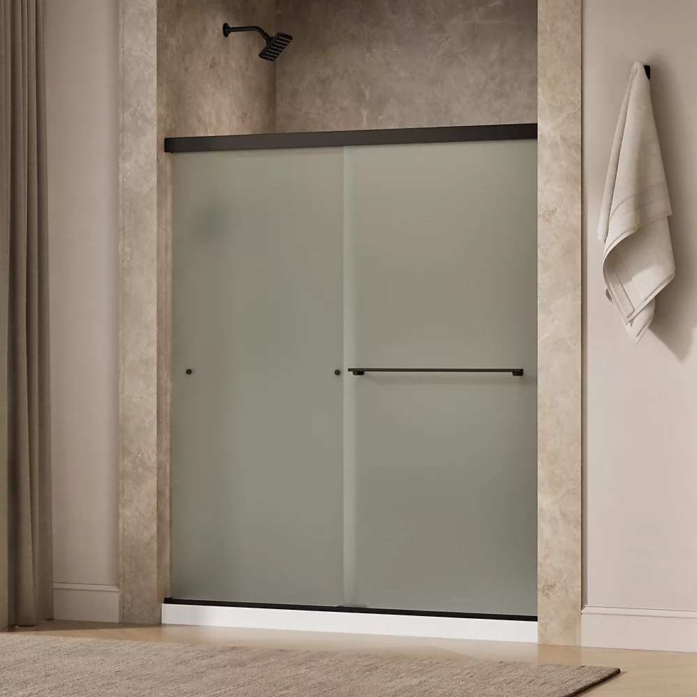 Kohler 707200-D3-ABZ Revel 1/4 Shower Door, 70 X 59-5/8